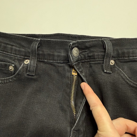 Levis 511 Jeans Mens 30x32 Black Slim Fit Straight Leg Stretch Denim Casual Pant - Picture 6 of 14